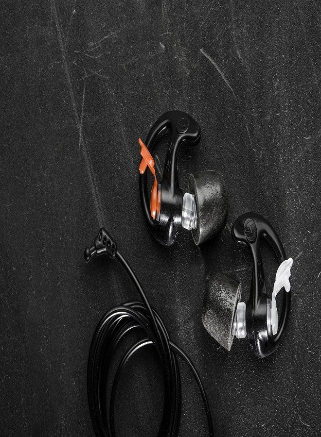 شور فاير سدادات أذن SureFire EP7 Sonic Defenders فائقة الترشيح مع أطراف Comply، قابلة لإعادة الاستخدام، شفافة، كبيرة الحجم - Image 5